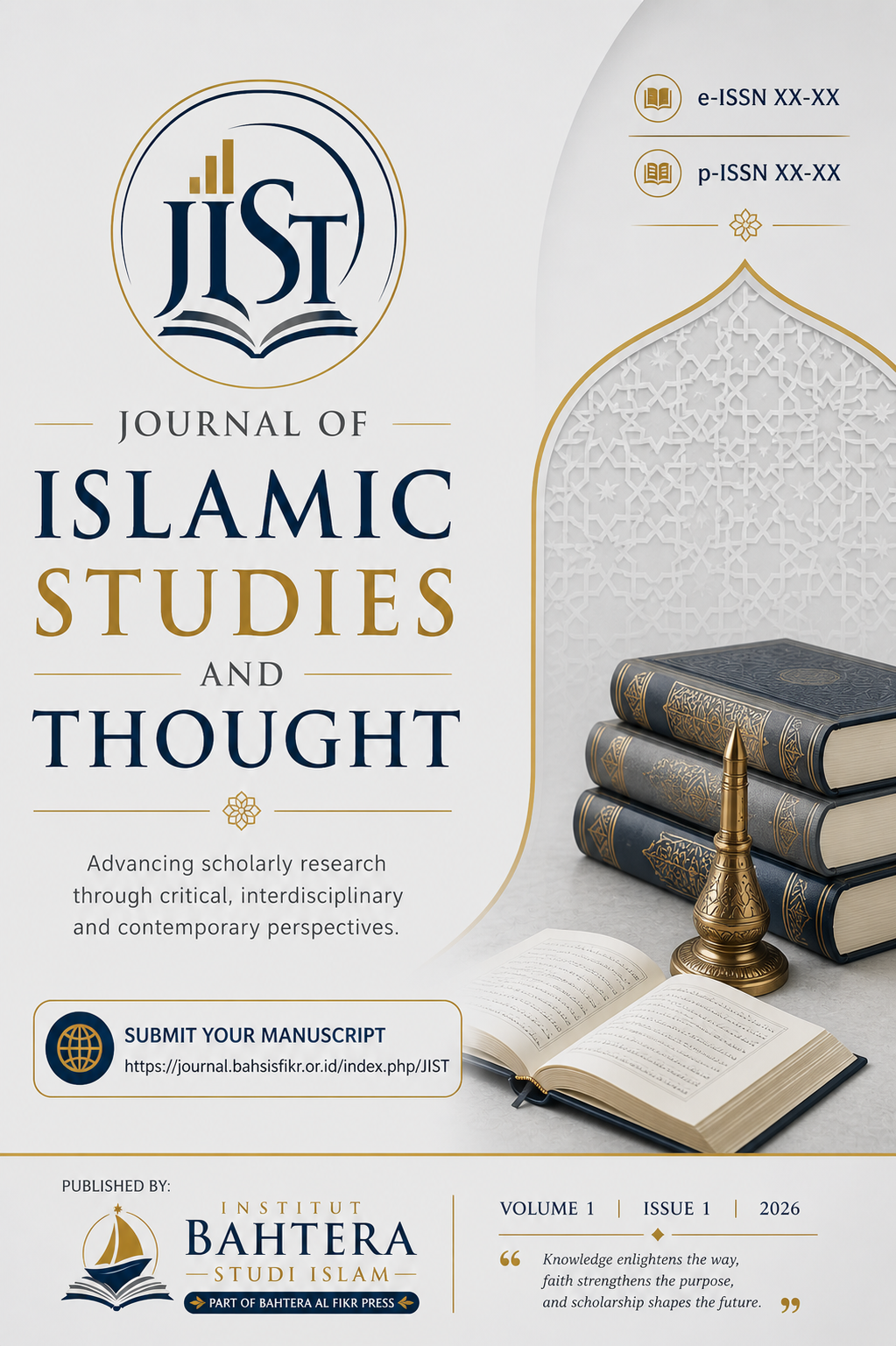 					View Vol. 1 No. 1 (2026): Journal of Islamic Studies and Thought
				