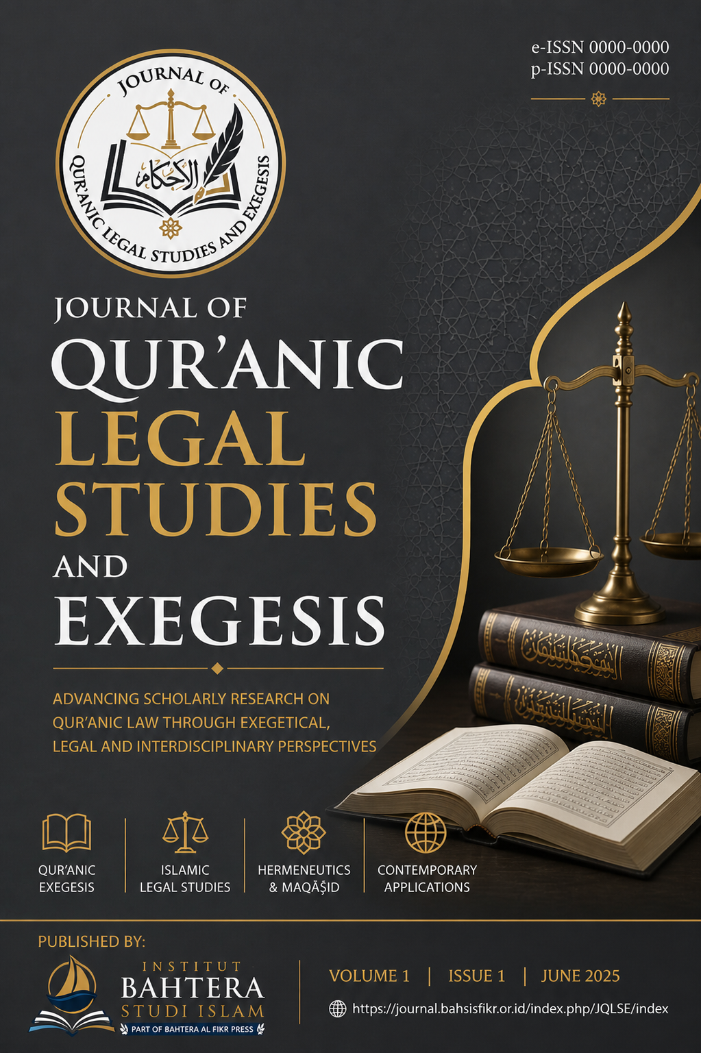 Cover Journal of Qur’anic Legal Studies and Exegesis