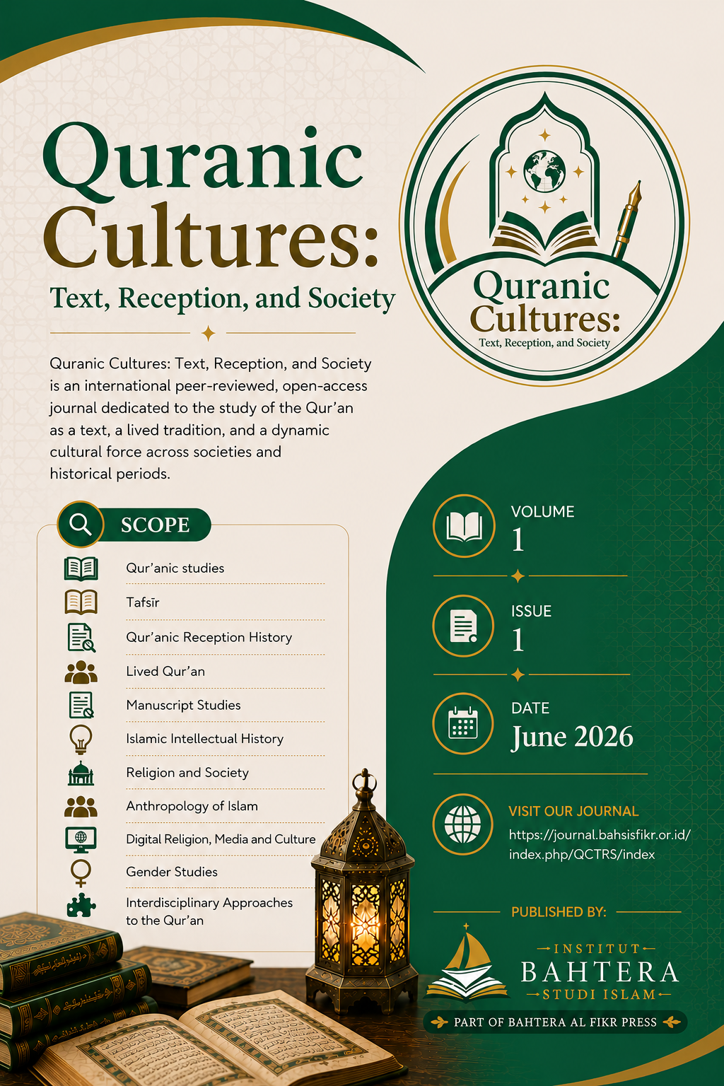 Quranic Cultures Text Reception and Society Journal Cover